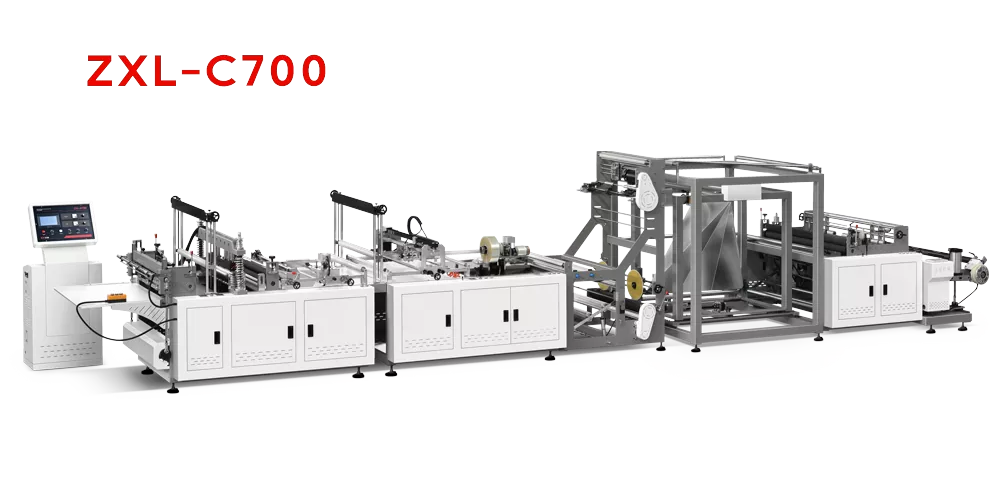 Machine de fabrication de sacs plats non tissés